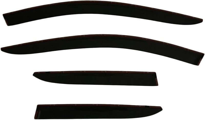 Optimal Co 2019-2026 Tape-on Rain Guards for Hyundai Santa Cruz Side Window Deflector Visors SE SEL Night XRT Limited Durable Tinted Vent Shade 2023 2024 2025 - Image 5